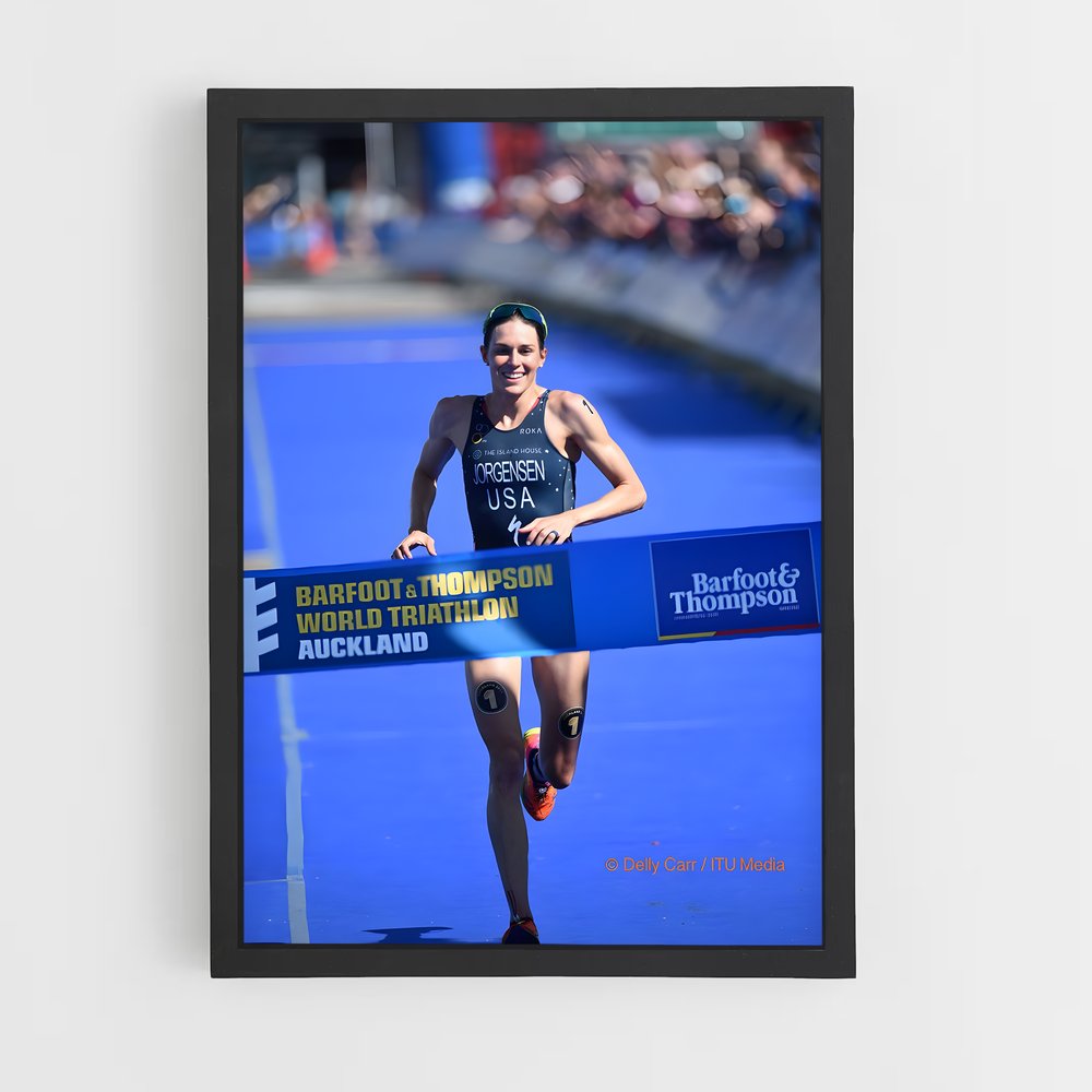 Poster La Course de Gwen – affiche Athlétisme (vue 2)